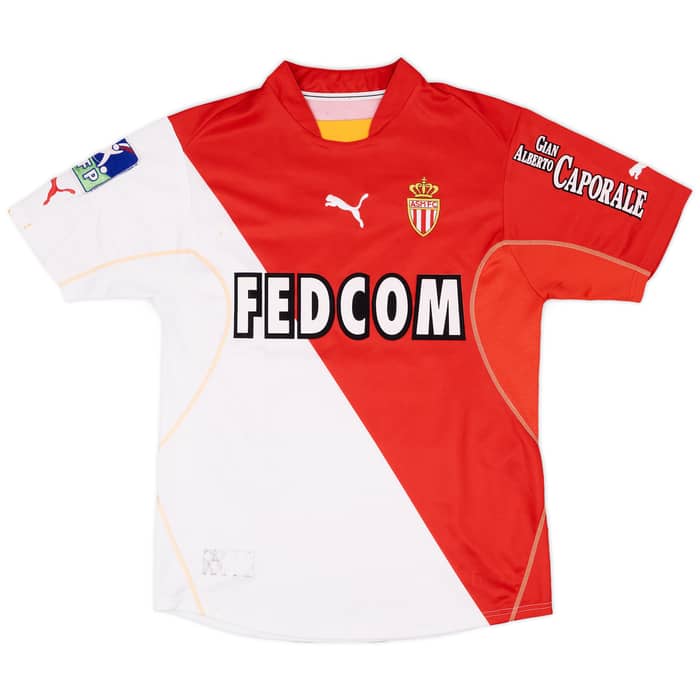 2002-03 Monaco Match Issue Home Shirt Gallardo #10