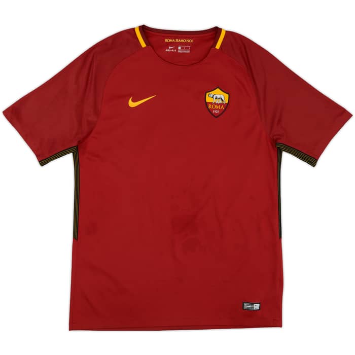 2017-18 Roma Home Shirt Nainggolan #4 - 7/10 - (L)