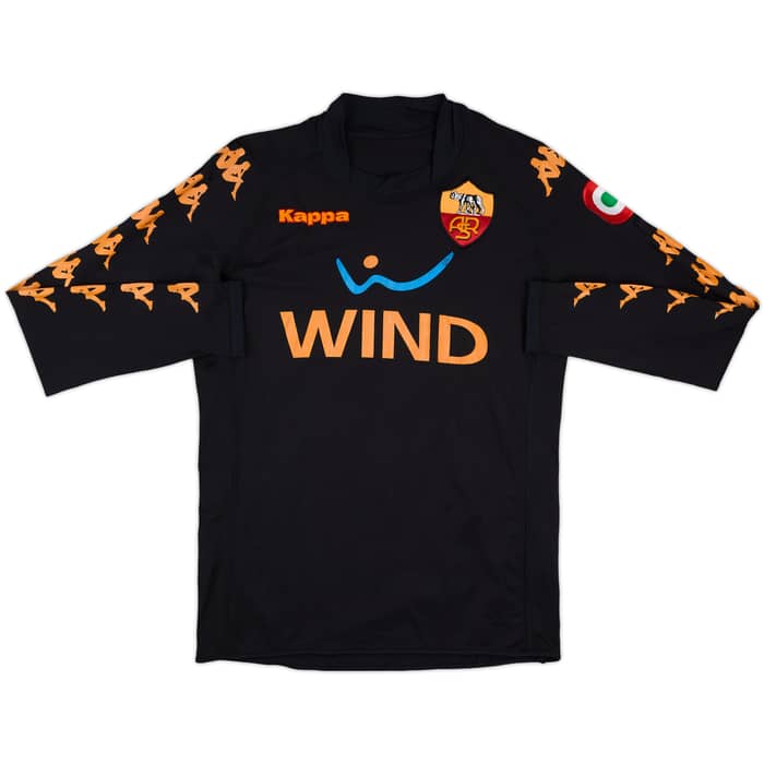 2008-09 Roma Match Issue Third L/S Shirt #32