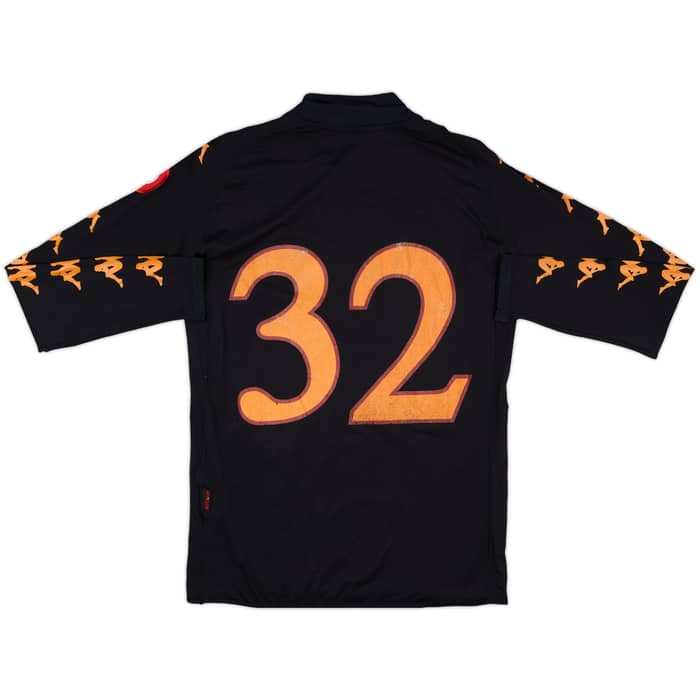 2008-09 Roma Match Issue Third L/S Shirt #32