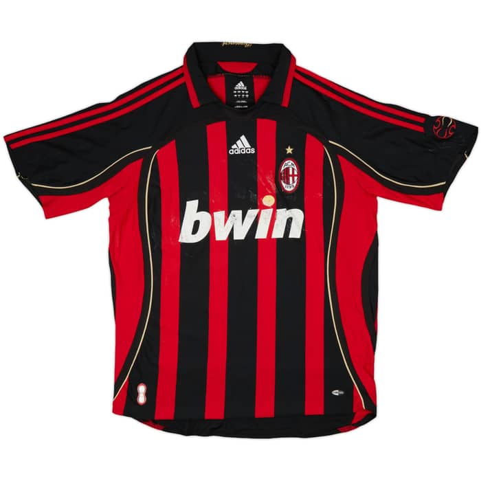 2006-07 AC Milan Home Shirt Gourcuff #20 - 4/10 - (L)