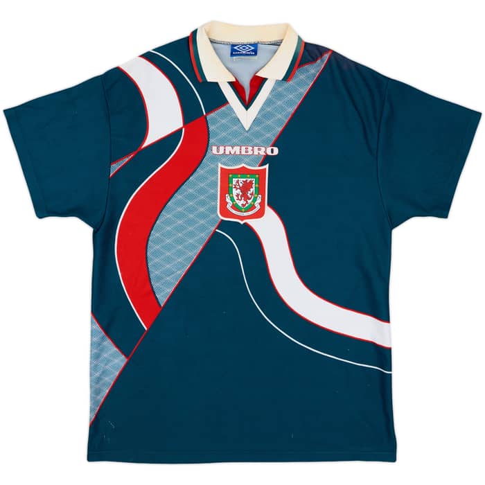 1995-96 Wales Away Shirt - 8/10 - (XL)