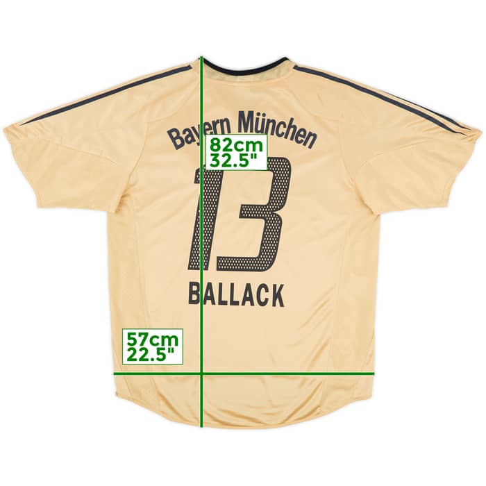 2004-05 Bayern Munich Away Shirt Ballack #13 - 8/10 - (L)
