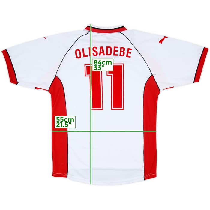 1999-00 Poland Home Shirt Olisadebe #11 - 9/10 - (L)