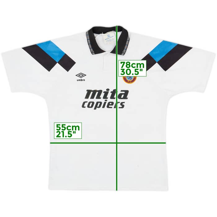 1990-92 Aston Villa Away Shirt - 8/10 - (XL)
