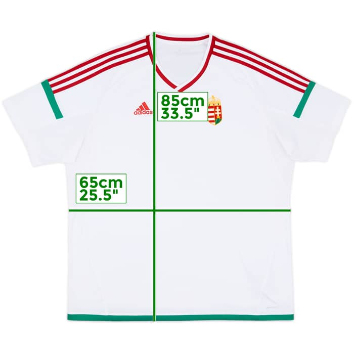 2016-18 Hungary Away Shirt - 7/10 - (XXL)