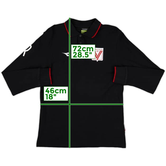 2007-08 Vicenza Diadora Polo L/S Shirt - 8/10 - (S)