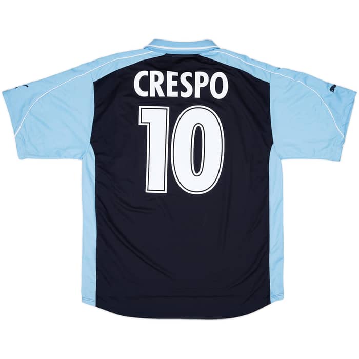 2001-02 Lazio European Away Shirt Crespo #10 - 6/10 - (XXL)