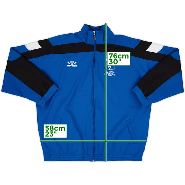 2000-01 Vicenza Umbro Track Jacket - 7/10 - (XXL)