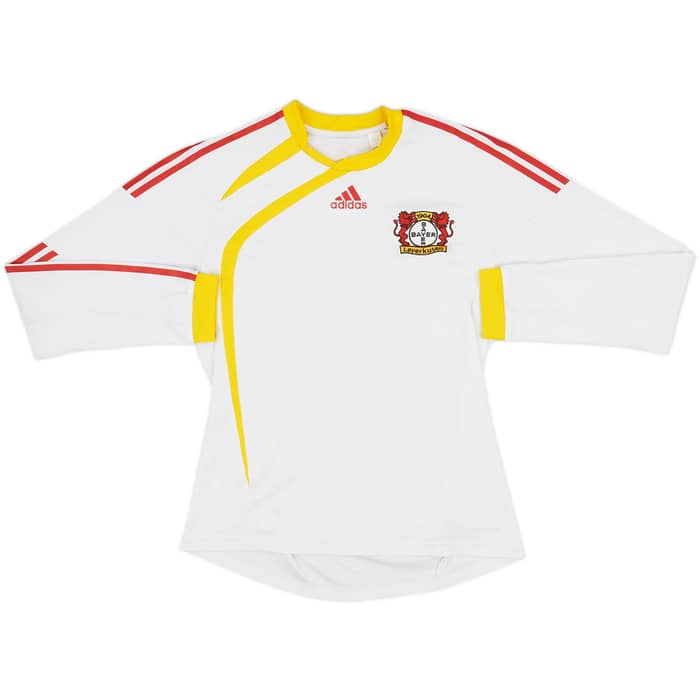 2009-10 Bayer Leverkusen Player Issue Away L/S Shirt - 7/10 - (M)