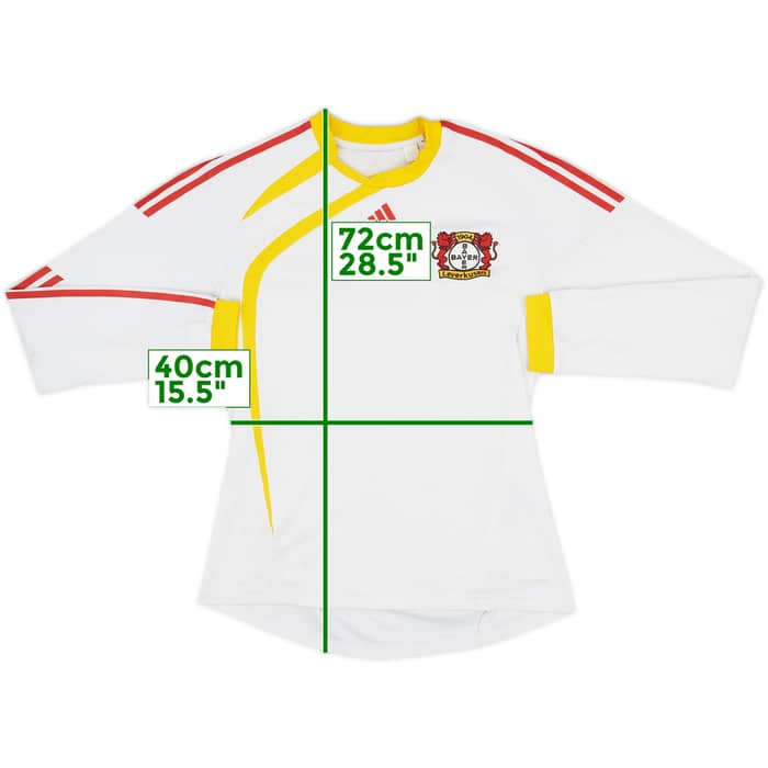 2009-10 Bayer Leverkusen Player Issue Away L/S Shirt - 7/10 - (M)