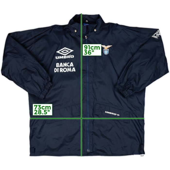 1993-94 Lazio Umbro Hooded Rain Jacket - 4/10 - (XXL)