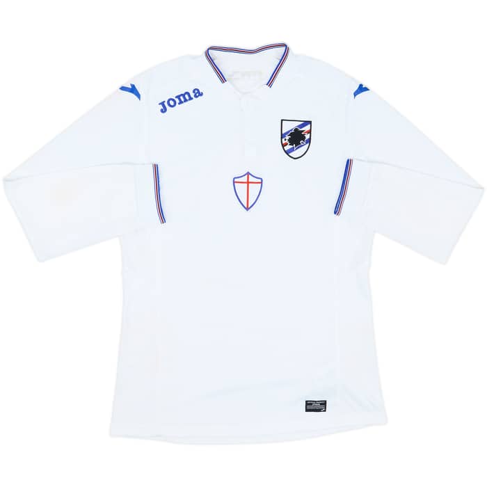 2015-16 Sampdoria Away L/S Shirt - 7/10 - (L)