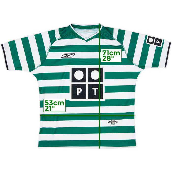 2003-04 Sporting CP Home Shirt - 7/10 - (L)
