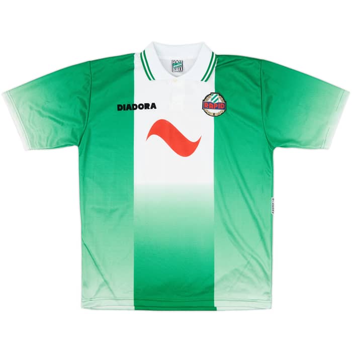 1996-98 Rapid Vienna European Home Shirt #9 - 6/10 - (L)