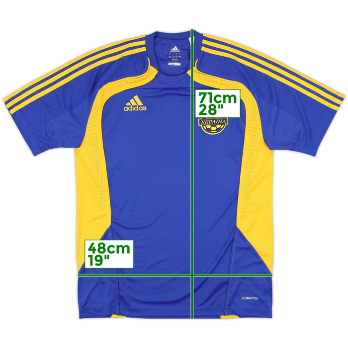 2010-11 Ukraine adidas Training Shirt - 8/10 - (M)