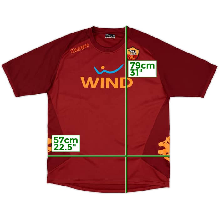 2012-13 Roma Kappa Training Shirt - 5/10 - (XXL)