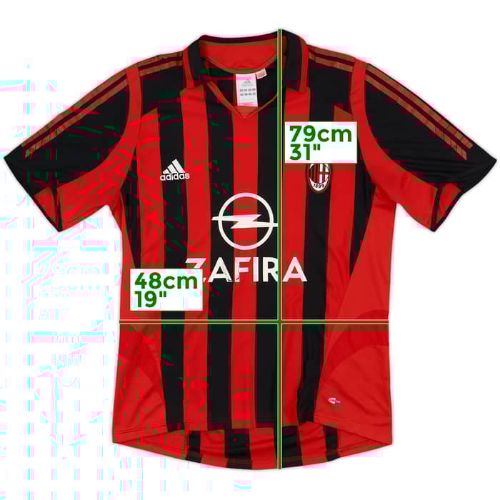 2005-06 AC Milan Home Shirt - 5/10 - (M)
