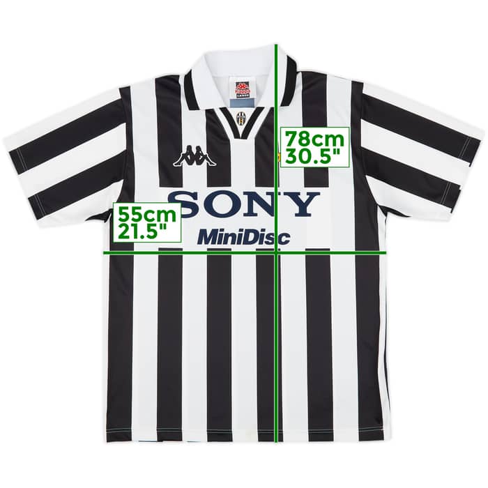 1995-97 Juventus Basic Home Shirt - 7/10 - (L)