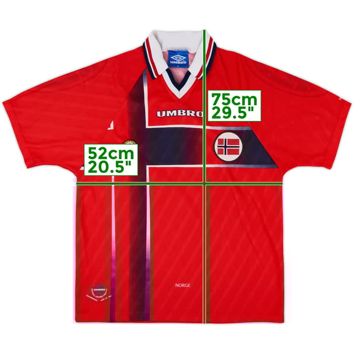 1997-98 Norway Home Shirt #10 - 4/10 - (M)