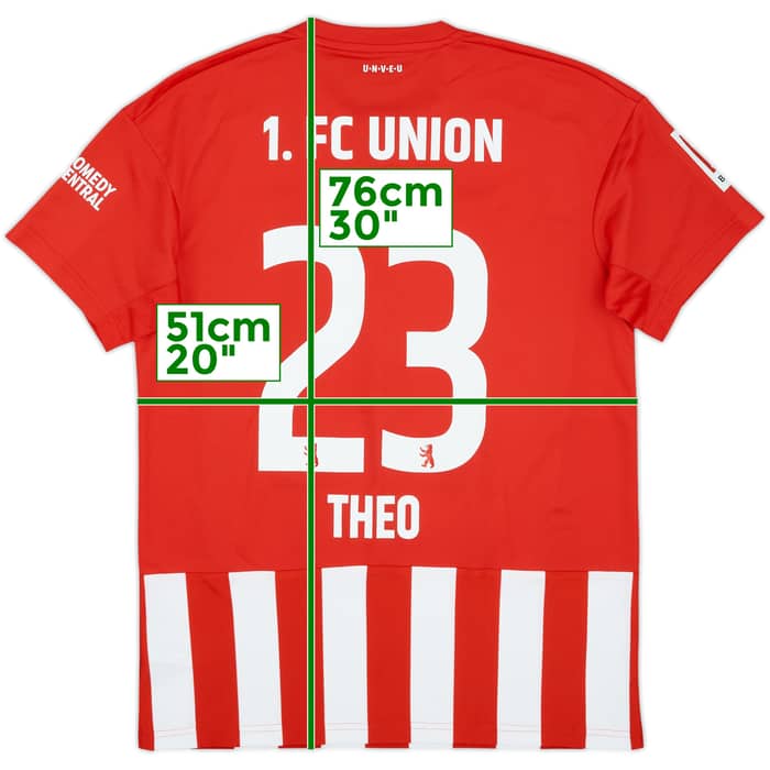 2022-23 Union Berlin Home Shirt Theo #23 - 9/10 - (M)