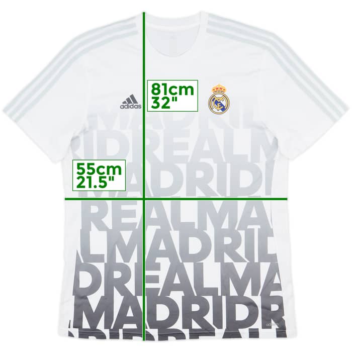 2015-16 Real Madrid adidas Pre-Match Training Shirt - 9/10 - (XL)