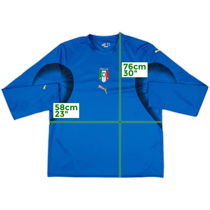 2006-07 Italy Puma Training L/S Shirt - 7/10 - (XL)