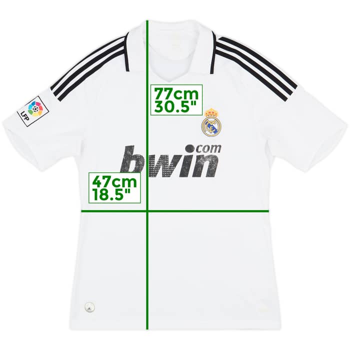 2008-09 Real Madrid Home Shirt - 5/10 - (M)