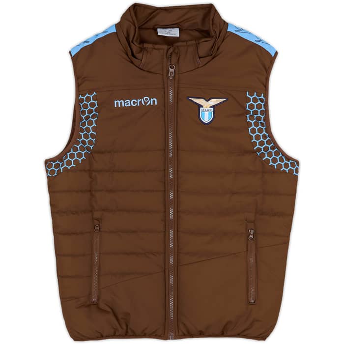 2015-16 Lazio Macron Padded Gilet - 8/10 - (L.Boys)