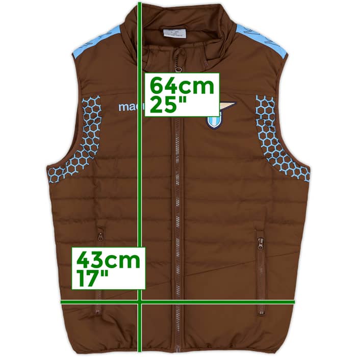 2015-16 Lazio Macron Padded Gilet - 8/10 - (L.Boys)