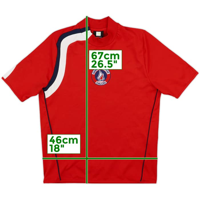 2006-07 Sambenedettese Diadora Training Shirt - 7/10 - (S)