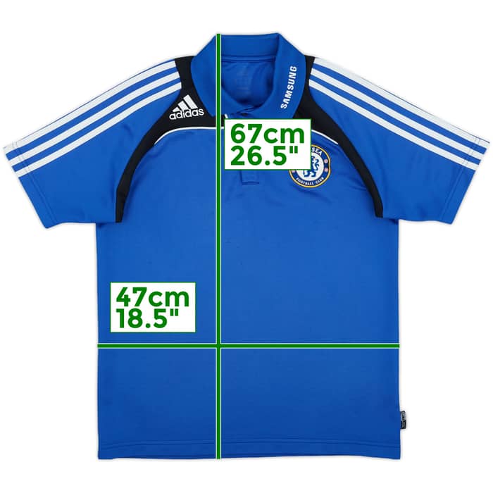 2008-09 Chelsea adidas Polo Shirt - 8/10 - (S)