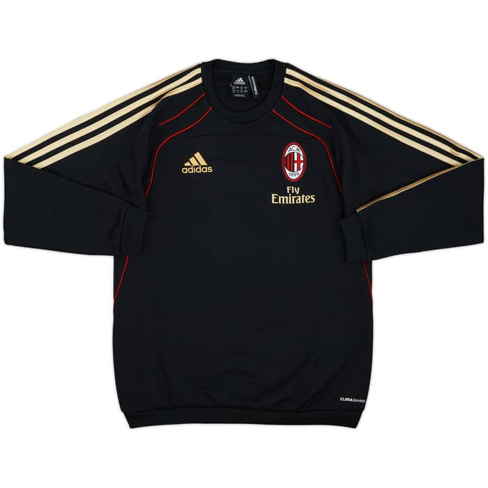 2010-11 AC Milan adidas Sweat Top - 8/10 - (XL.Boys)