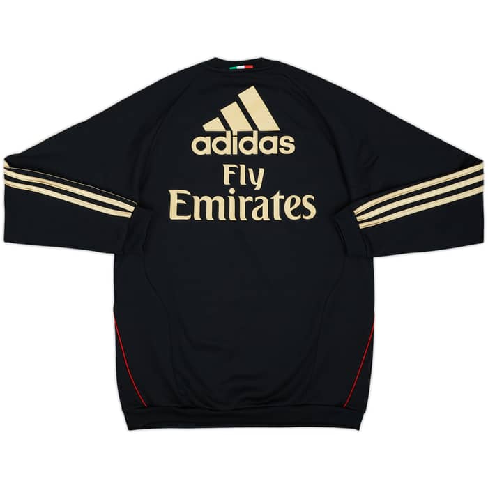 2010-11 AC Milan adidas Sweat Top - 8/10 - (XL.Boys)