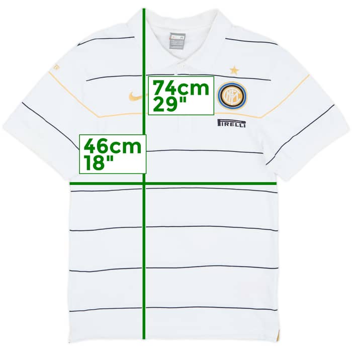 2008-09 Inter Milan Nike Polo Shirt - 7/10 - (M)