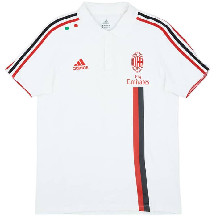 2011-12 AC Milan adidas Polo Shirt - 8/10 - (L)