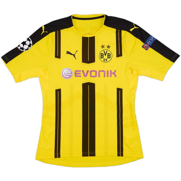 2016-17 Borussia Dortmund Authentic Home Shirt (ACTV Fit) Dembele #7 - 5/10 - (XL)