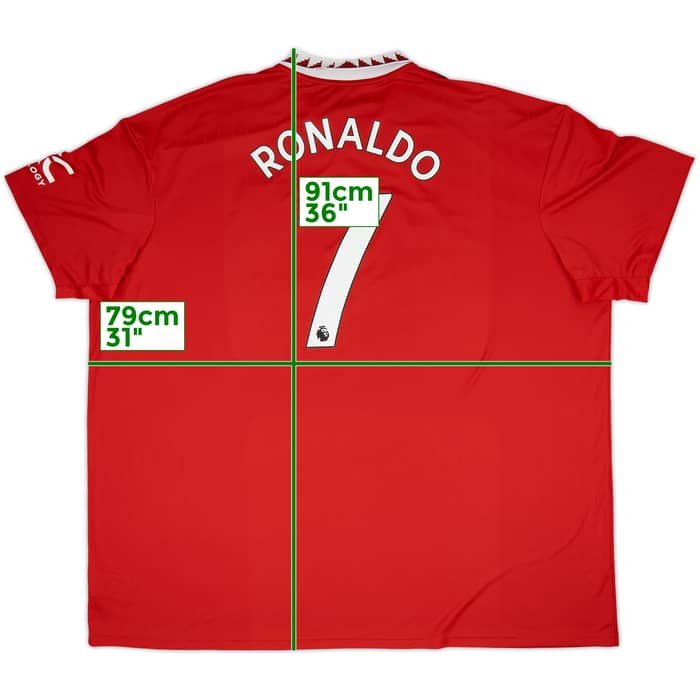 2022-23 Manchester United Home Shirt Ronaldo #7 - 10/10 - (3XL)