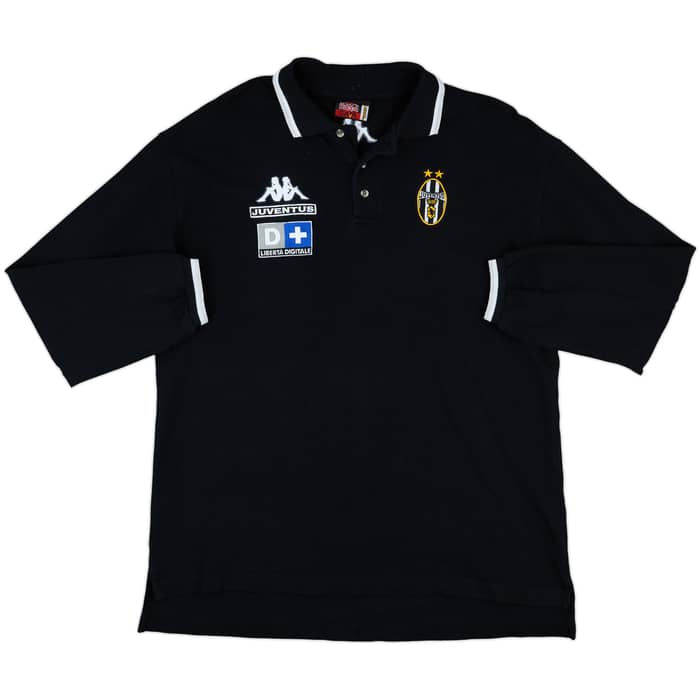 1998-99 Juventus Kappa Polo L/S Shirt - 9/10 - (XL)