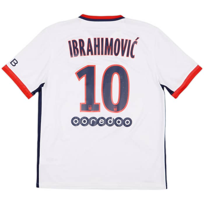 2015-16 Paris Saint-Germain Away Shirt Ibrahimovic #10 - 9/10 - (L)