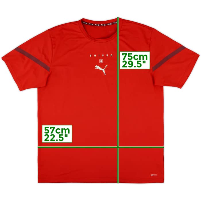 2021-22 Switzerland Puma Training Shirt - 8/10 - (L)