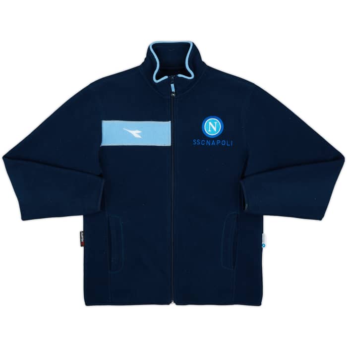 2002-03 Napoli Diadora Fleece Track Jacket - 8/10 - (S)