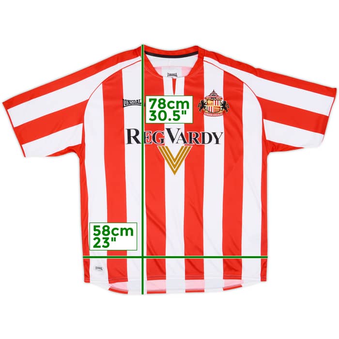 2005-07 Sunderland Home Shirt - 7/10 - (L)