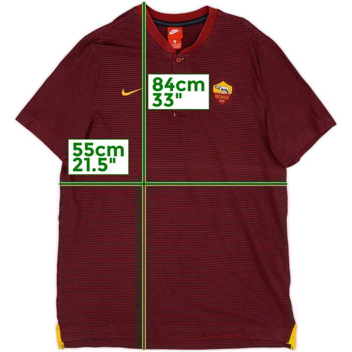 2017-18 Roma Nike Polo Shirt - 8/10 - (XL)