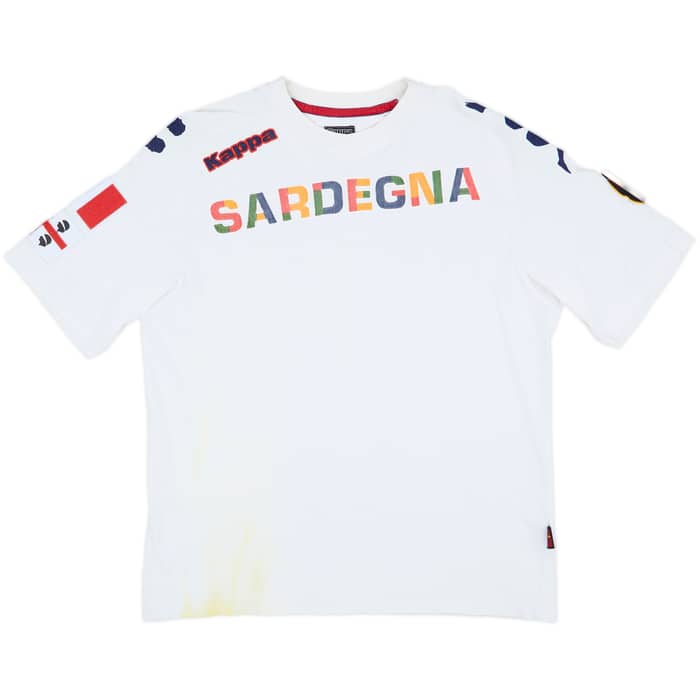 2011-12 Cagliari Kappa Cotton Tee - 4/10 - (XL)