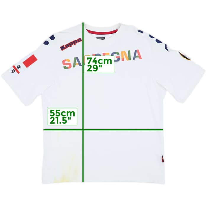 2011-12 Cagliari Kappa Cotton Tee - 4/10 - (XL)