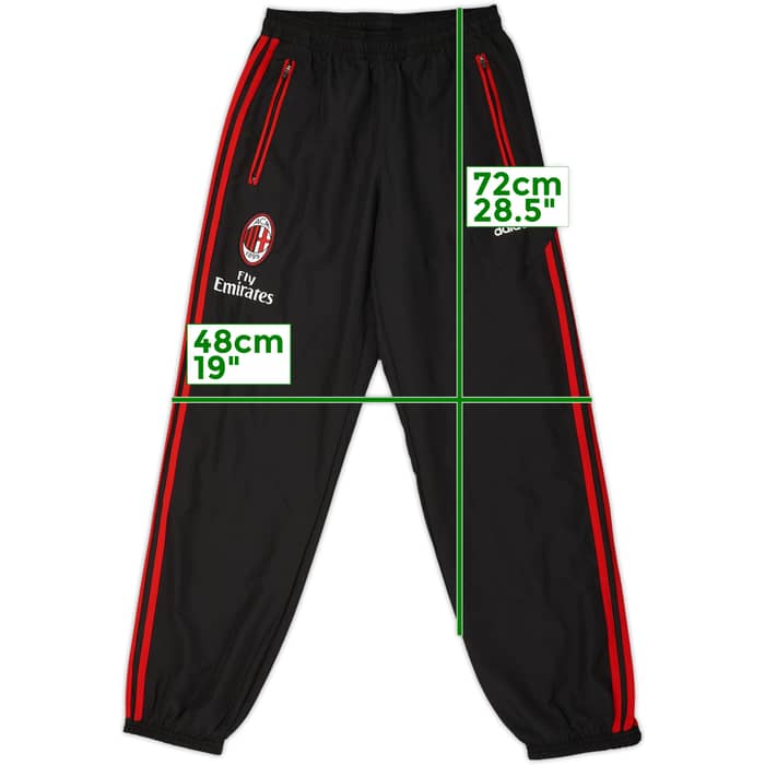 2012-13 AC Milan adidas Track Pants/Bottoms - 9/10 - (S)