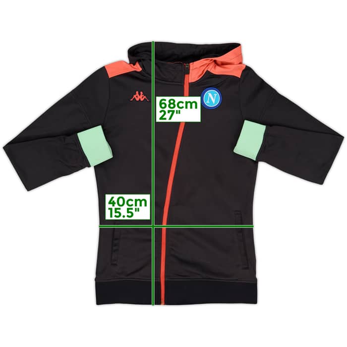 2018-19 Napoli Kappa Hooded Track Jacket - 8/10 - (Women's S)