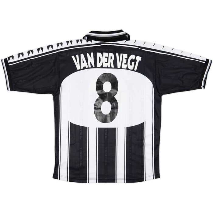 1999-00 Udinese Home Shirt Van Der Vegt #8 - 8/10 - (XL)