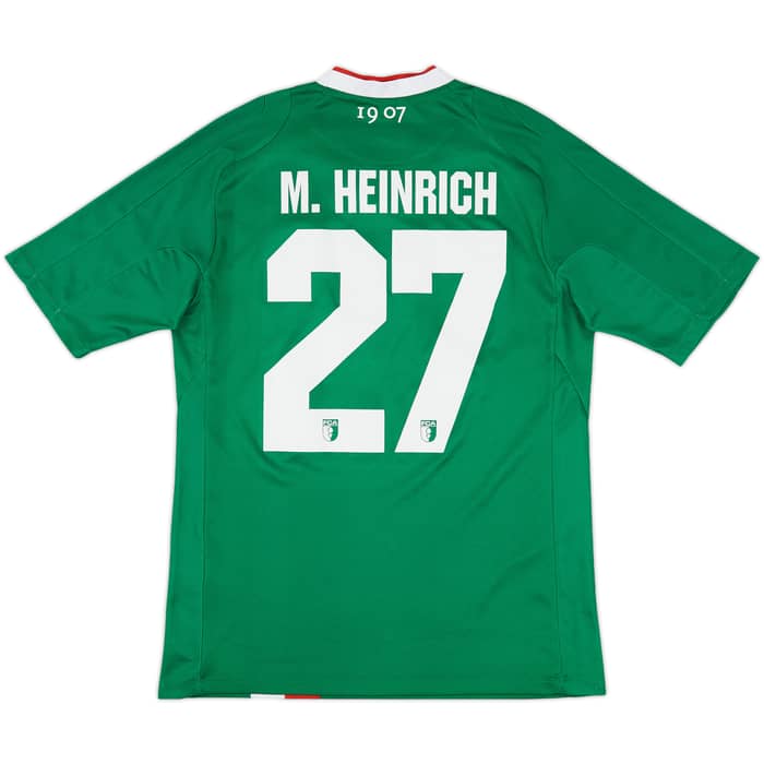 2013-14 Augsburg Away Shirt M. Heinrich #27 - 6/10 - (M)